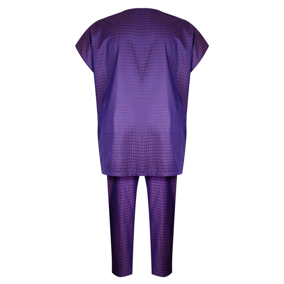 Luceez Male Plus Size Purple Set